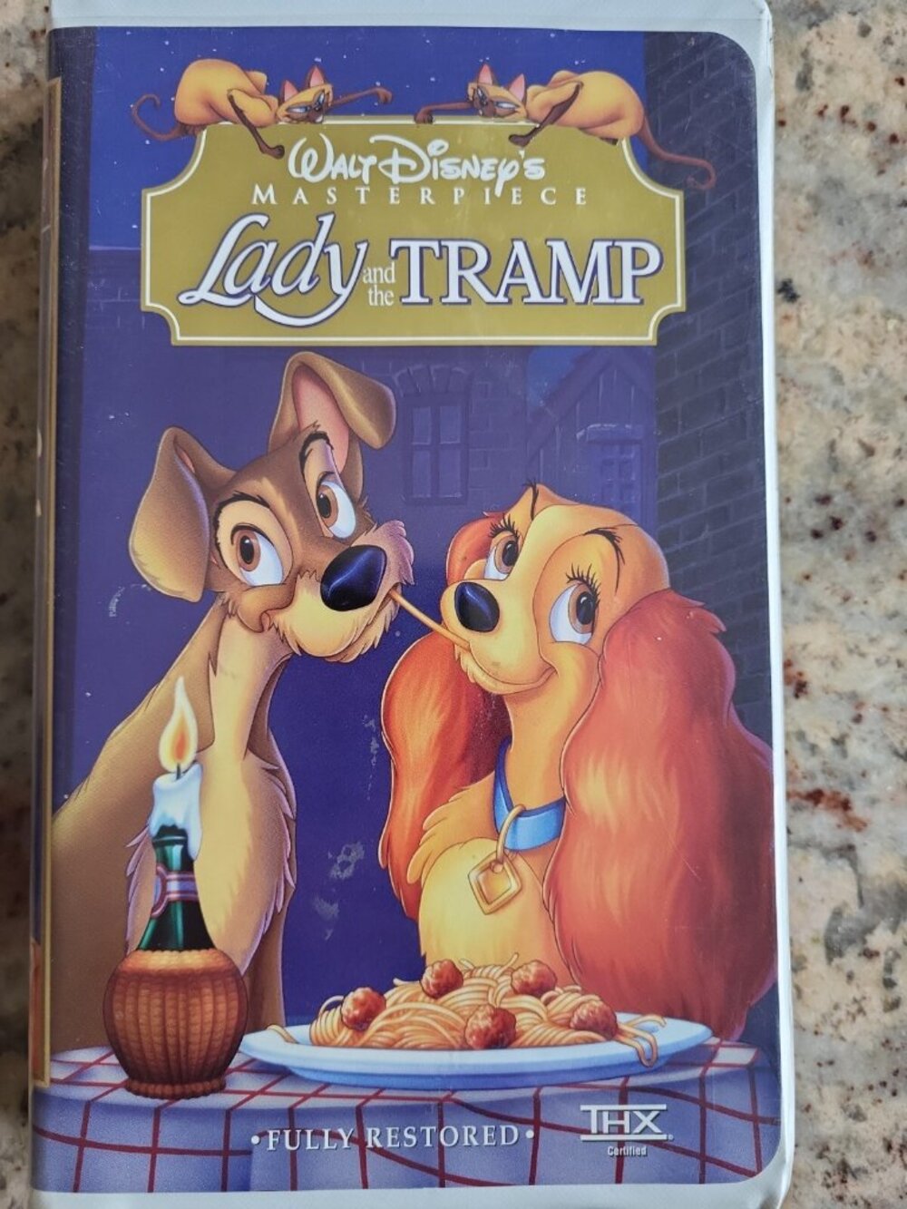 Lady and the Tramp vhs 1998